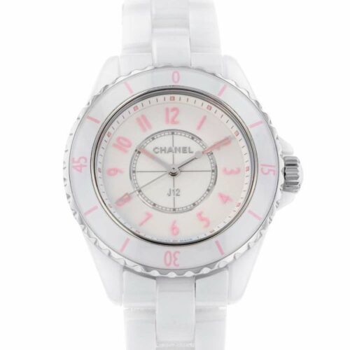シャネル J12 ピンクブラッシュ 世界限定1200本 H6755 CHANEL 腕時計 白文字盤 安心保証