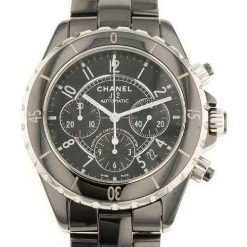 シャネル J12 41mm クロノグラフ ブラックセラミック H0940 CHANEL 腕時計 メンズ 安心保証