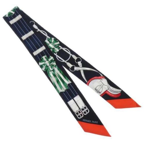 エルメス スカーフ ツイリー ジャンピング Jumping HERMES シルクツイル 2021年秋冬