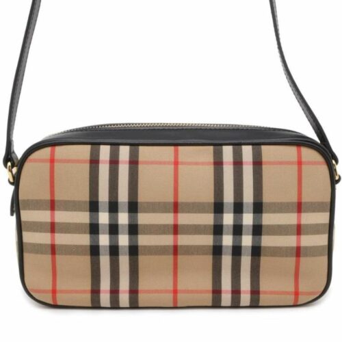 お手頃_バッグ_ブランド_バーバリー:ショルダーバッグ ノバチェック キャンバス