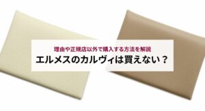 エルメスのカルヴィは使いにくい？魅力や実用性・使い心地のレビューをレビュー！