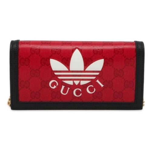 グッチ:チェーンウォレット アディダス コラボ インターロッキングG