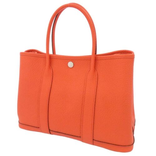 エルメス ガーデンパーティTPM オレンジポピー/シルバー金具 ネゴンダ T刻印