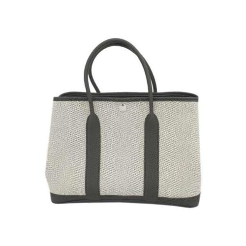 エルメス トート ガーデンパーティTPM エクリュノワール×ノワール トワルアッシュ×ネゴンダ A刻印