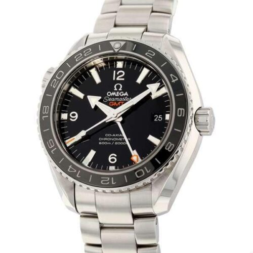 オメガ シーマスター プラネットオーシャンGMT 232.30.44.22.01.001 OMEGA 腕時計 メンズ 黒文字盤 安心保証