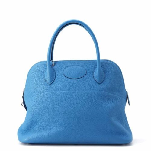 エルメス ハンドバッグ ボリード31 ブルーザンジバル/シルバー