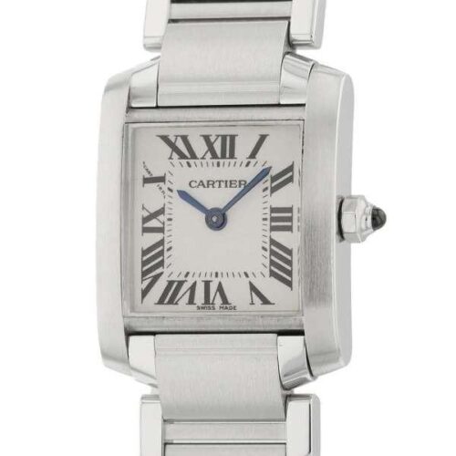カルティエ タンク フランセーズ SM W51008Q3 Cartier 腕時計 レディース クォーツ 安心保証