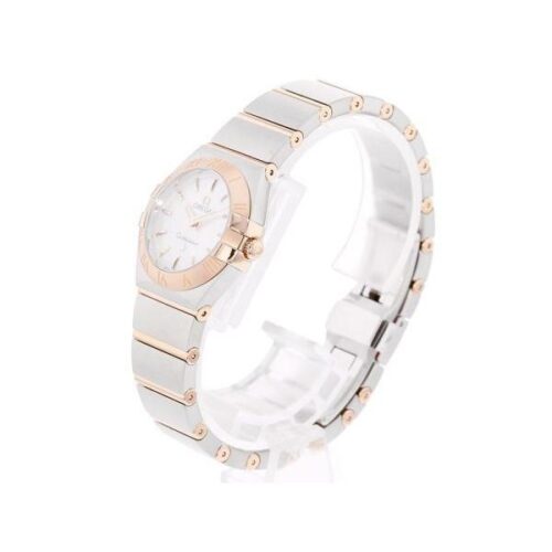 オメガ コンステレーション ブラッシュ SS×K18PGピンクゴールド 123.20.24.60.05.001 OMEGA 腕時計 ホワイトシェル文字盤 レディース