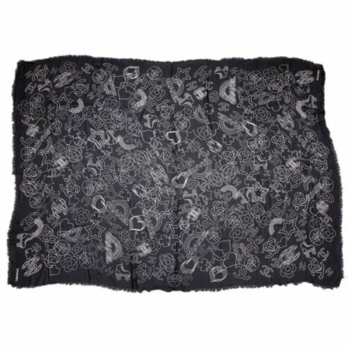 シャネル スカーフ ココマーク ハート クローバー カシミア