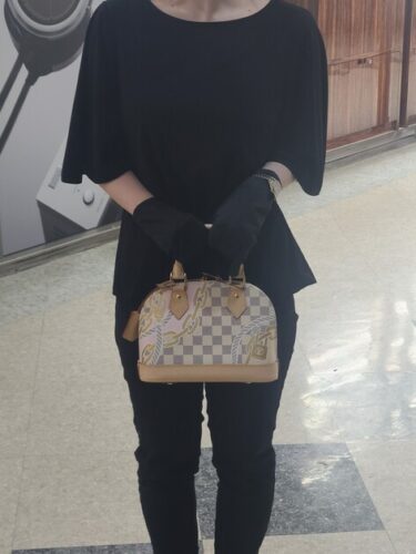 ダミエ・アズール マリンスタイル アルマBB