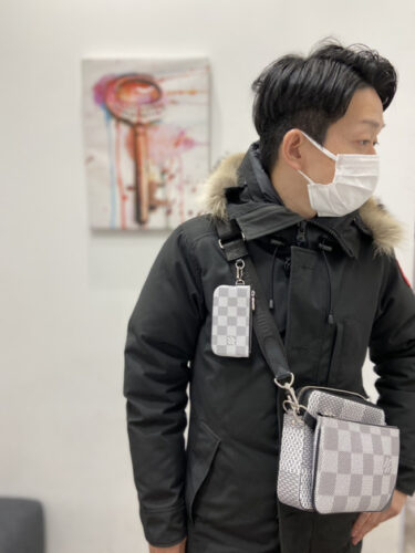 ルイヴィトンダミエ・グラフィット3Dトリオ・メッセンジャー