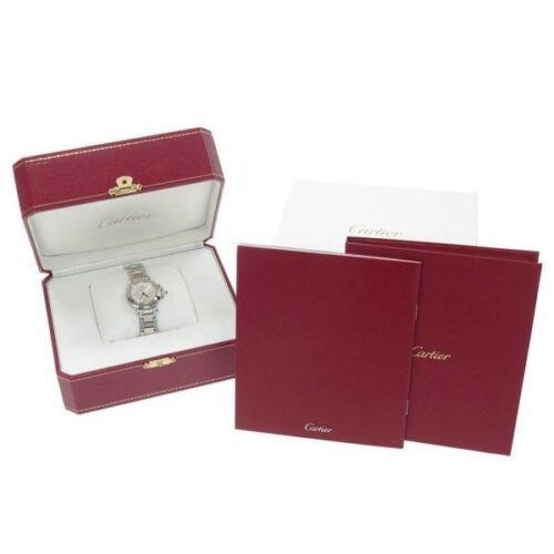 カルティエ ミスパシャ シルバー文字盤 W3140007