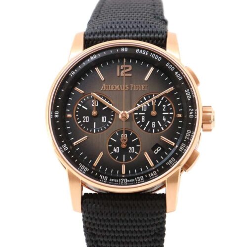 オーデマピケ CODE11.59 バイ オーデマ ピゲ クロノグラフ 26393NR.OO.A002KB.01 腕時計 スモークグレー文字盤 【安心保証】