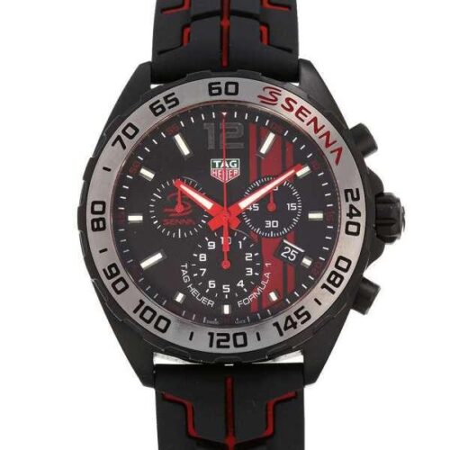 タグホイヤー フォーミュラ1 クロノグラフ アイルトン・セナ限定 CAZ1019.FT8027 TAGHEUER 腕時計 安心保証