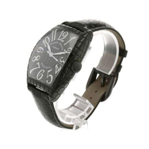 【サマーセール】フランクミュラー トノーカーベックス ブラッククロコ 8880SC IRON CROCO FRANCK MULLER 腕時計