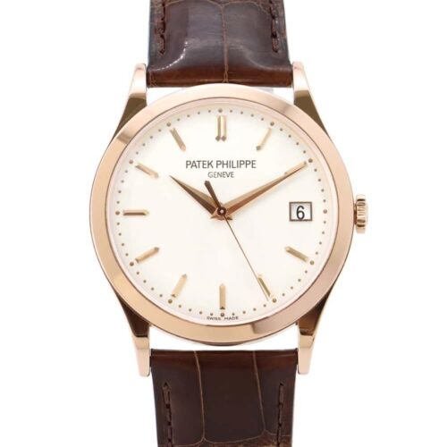 パテックフィリップ カラトラバ 5296R-010 PATEK PHILIPPE 腕時計 シルバー文字盤 【安心保証】