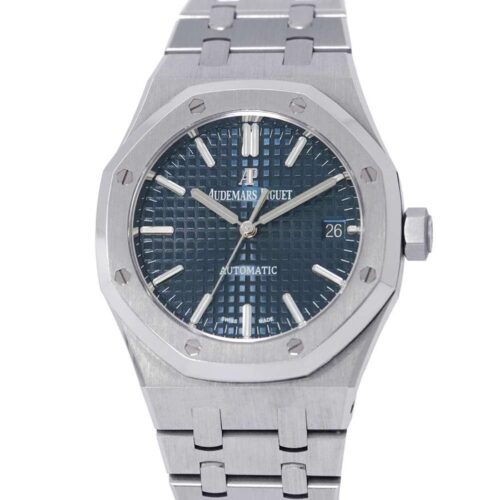オーデマピゲ ロイヤルオーク オートマティック 15450ST.OO.1256ST.03 AUDEMARS PIGUET 腕時計 ブルー文字盤 