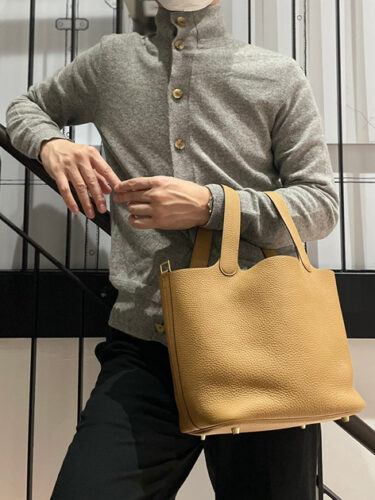 エルメス ピコタンロックMM ビスキュイ