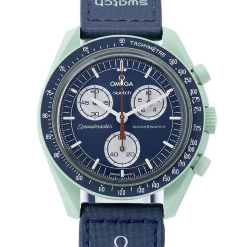 10：スウォッチ オメガ コラボ ミッション オン アース SO33G100