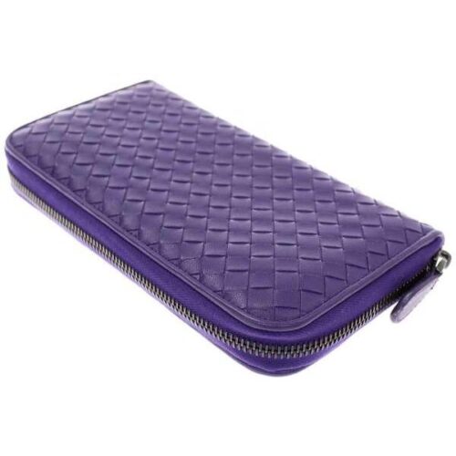 ボッテガヴェネタ 長財布 イントレチャート ジップアラウンド ウォレット 114076 ラウンドファスナー長財布
