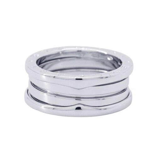 ブルガリ リング ビーゼロワン B-zero1 2バンド K18WGホワイトゴールド リングサイズ57 指輪 ジュエリー 