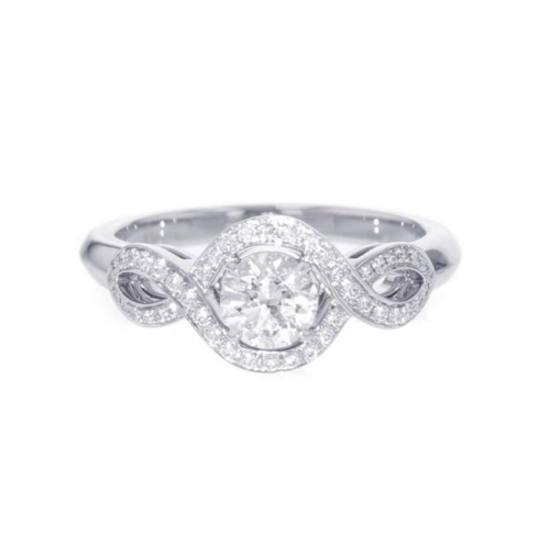 人気デザイン４：ハリーウィンストン リリークラスター エンゲージメントリング
