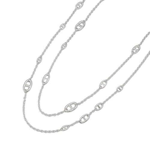 エルメス ネックレス シェーヌダンクル ファランドール 160 SV925シルバー HERMES ロングネックレス ジュエリー