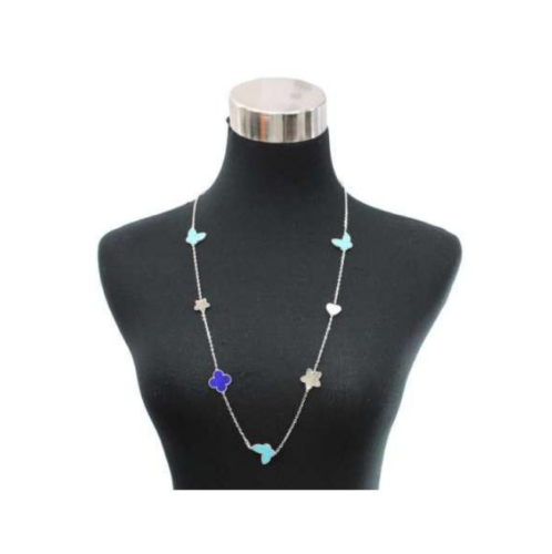 ヴァンクリーフ ラッキーアルハンブラ（パピヨンモチーフ）マザー オブ パール