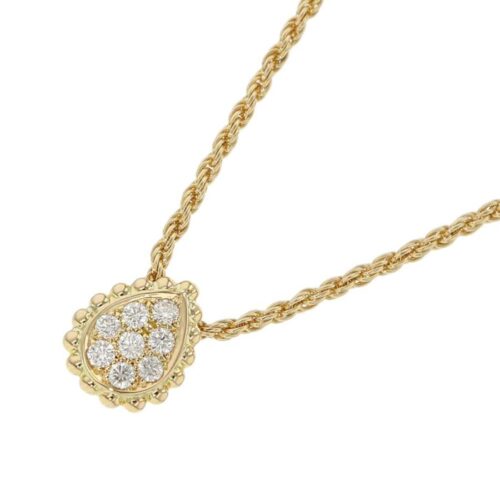 ブシュロン ネックレス セルパンボエム ペンダント エクストラスモール ダイヤ 8P 計0.13ct K18YGイエローゴールド JPN00611 