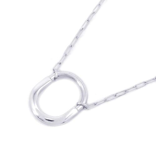 ティファニー ネックレス ティファニーロック ペンダント ミディアム K18WG 72342275 Tiffany&Co. 