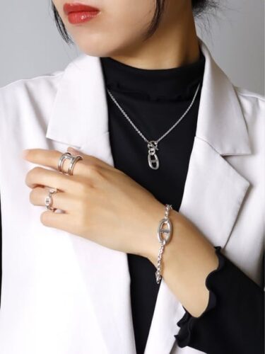 エルメス シェーヌダンクル ネックレス＆ブレスレット＆リング