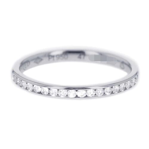 フレッド リング ハーフエタニティ ダイヤモンド Pt950プラチナ サイズ約7号 FRED 指輪