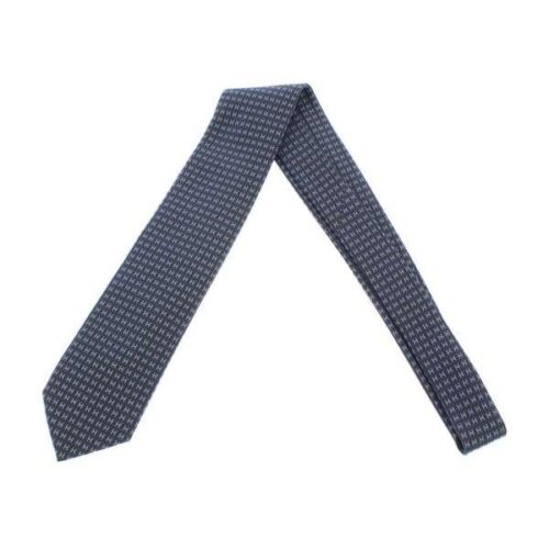 エルメス ネクタイ ファソネ H Faconnee H H織りタイ シルク HERMES メンズ H柄 バイカラー