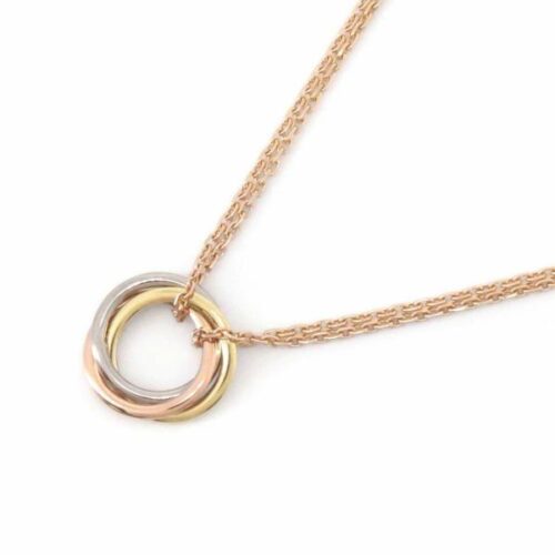カルティエ ネックレス トリニティ K18PGピンクゴールド