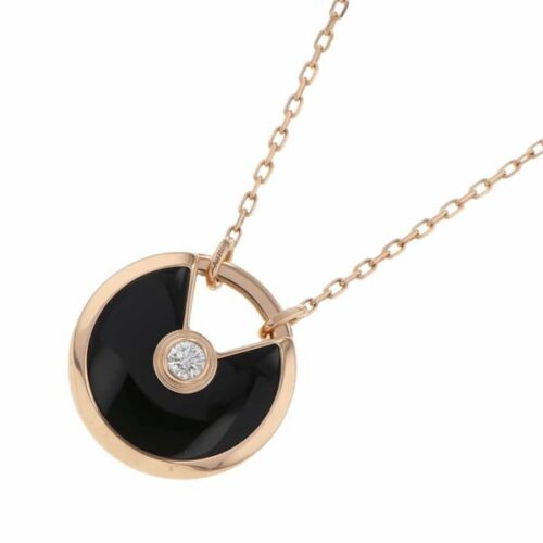 カルティエ ネックレス アミュレットドゥカルティエ ネックレス SM オニキス ダイヤモンド