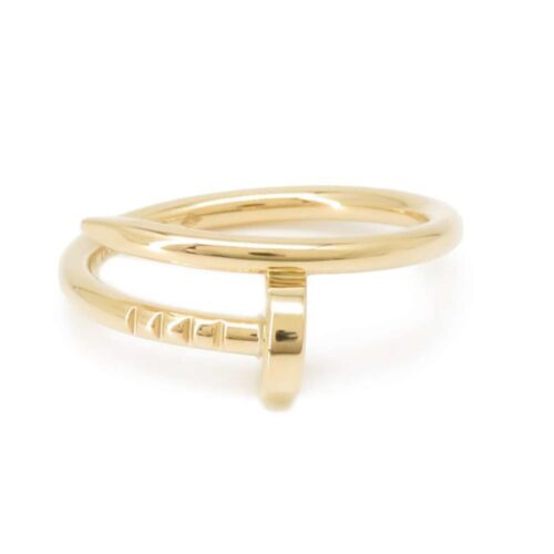 カルティエ リング ジュストアンクル K18YGイエローゴールド スモールモデル リングサイズ48 B4225900 Cartier 指輪 