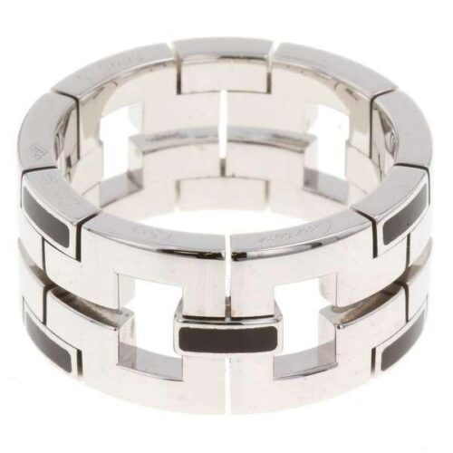 カルティエ リング ドラゴンパドロック K18WGホワイトゴールド オニキス サイズ60 Cartier