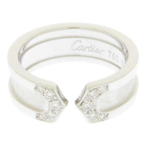 カルティエ リング C2 モチーフ ダイヤモンド K18WGホワイトゴールド リングサイズ50 CB2069 Cartier 指輪 安