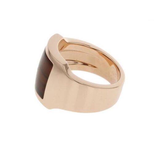 カルティエ リング サントス デュモン タイガーズアイ K18PGピンクゴールド Cartier ジュエリー 指輪 メンズ