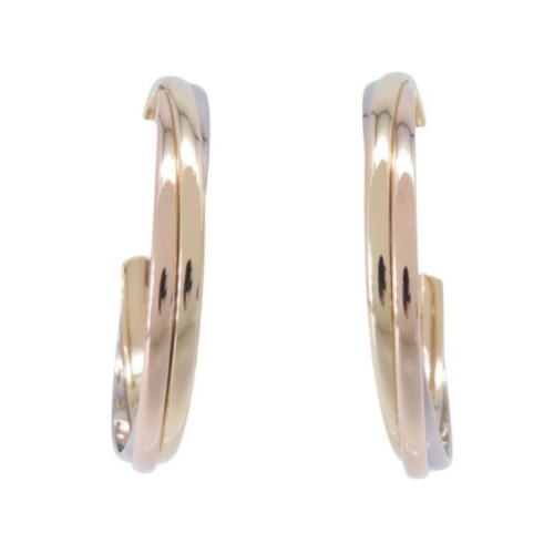 カルティエの人気ピアス４．トリニティフープ