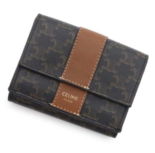 セリーヌ：三つ折り財布 スモールウォレット トリオンフ