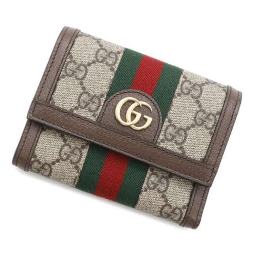 グッチ：三つ折り財布 オフィディア GGスプリーム レザー 625703