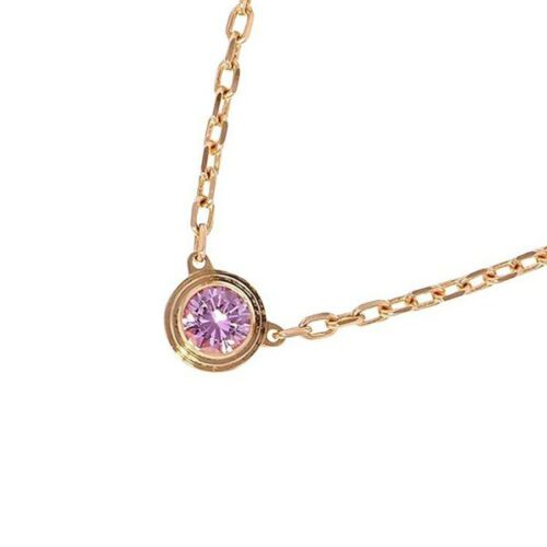 カルティエ ネックレス カルティエ ダムール ピンクサファイア