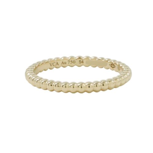 ヴァンクリーフ&アーペル リング ペルレ ゴールドパール スモール K18YGイエローゴールド サイズ54 VCARN95Q54 指輪