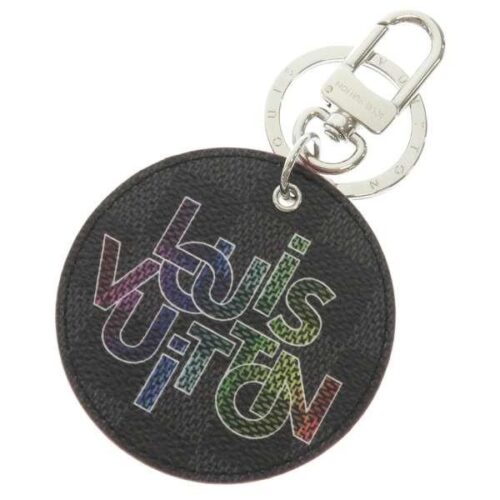 ルイヴィトン キーホルダー ダミエグラフィット ポルトクレ・ラウンドイリュストレ