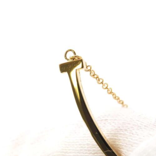 ティファニー ネックレス Tスマイル スマイル ペンダント スモール K18YGイエローゴールド