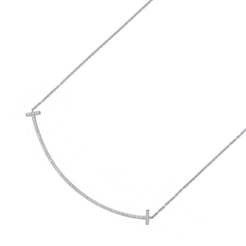 ティファニー ネックレス Tスマイル