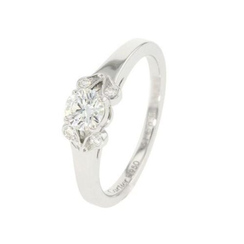 カルティエ リング バレリーナ ダイヤモンド 0.36ct PT950 サイズ約10号 Cartier ジュエリー ダイアモンド 指輪