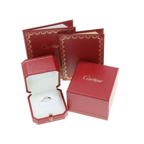 カルティエ リング バレリーナ ダイヤモンド 0.36ct PT950 サイズ約10号 Cartier ジュエリー ダイアモンド 指輪