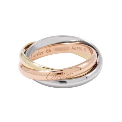 カルティエ リング トリニティ クラシックモデル K18YG/K18WG/K18PG リングサイズ65 B4086100 ジュエリー 指輪